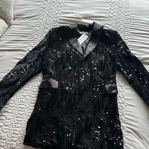 Black Sparkly Blazer